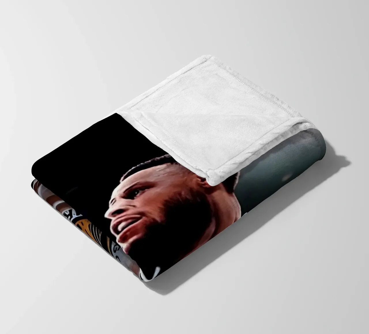 S. Curry coperta in pile da Low poly art