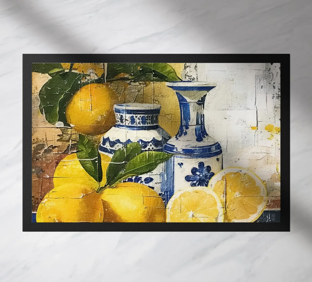 Lemons and vases zerbino da LisaArtes
