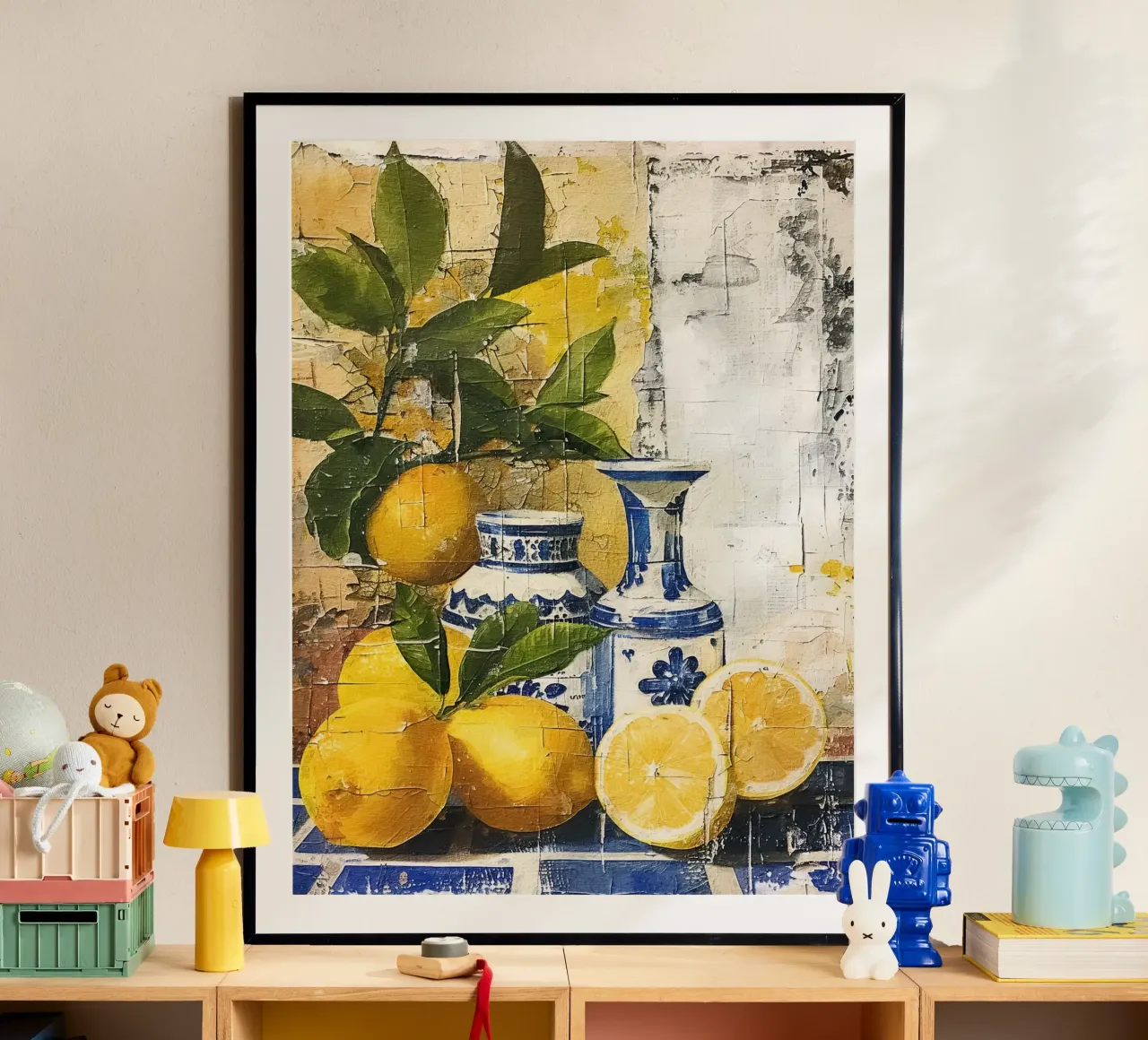 Lemons and vases carta hahnemühle da LisaArtes