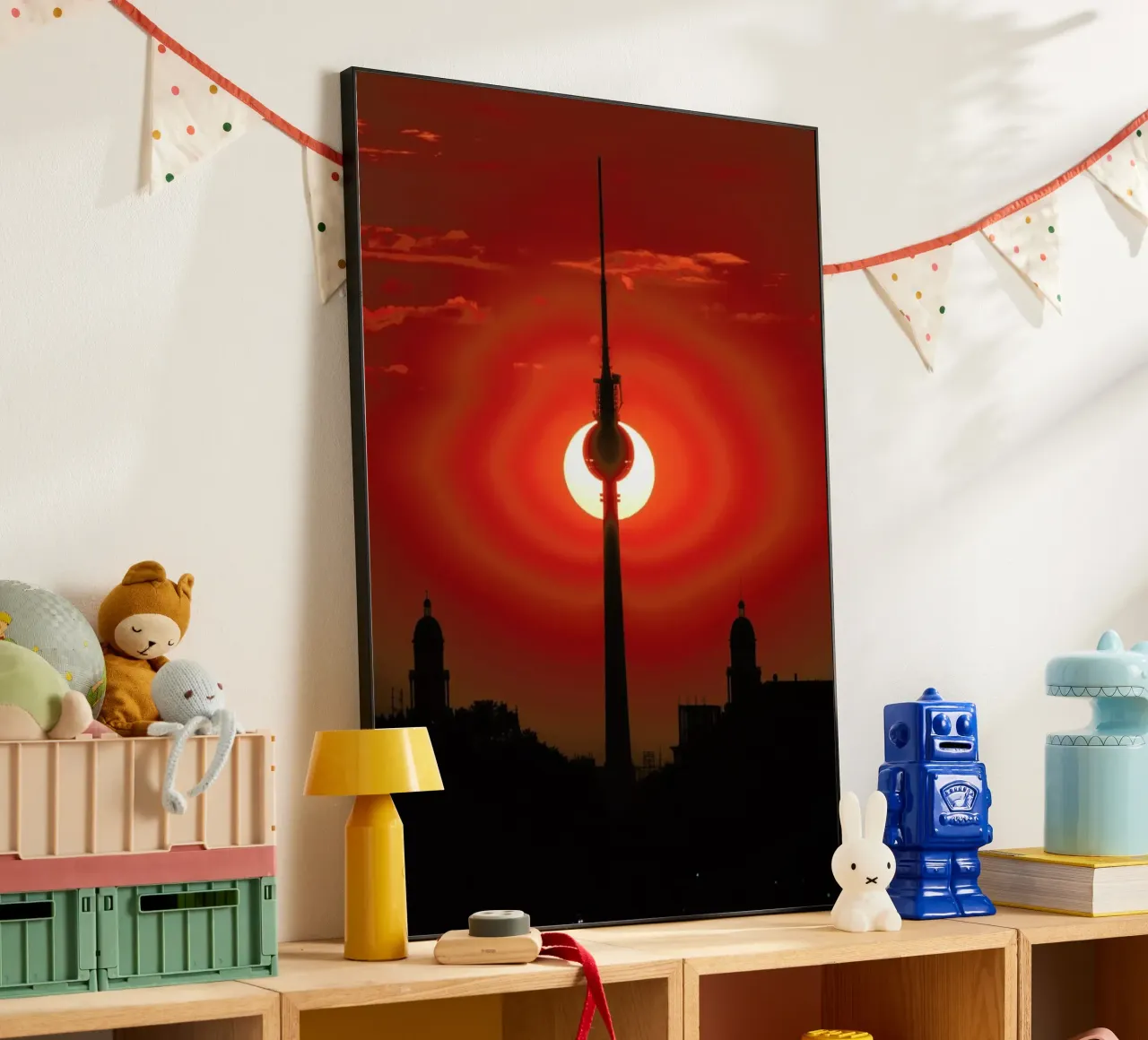 Berlin - Partial Eclipse - Jean Claude Castor alluminio dibond da Pictufy