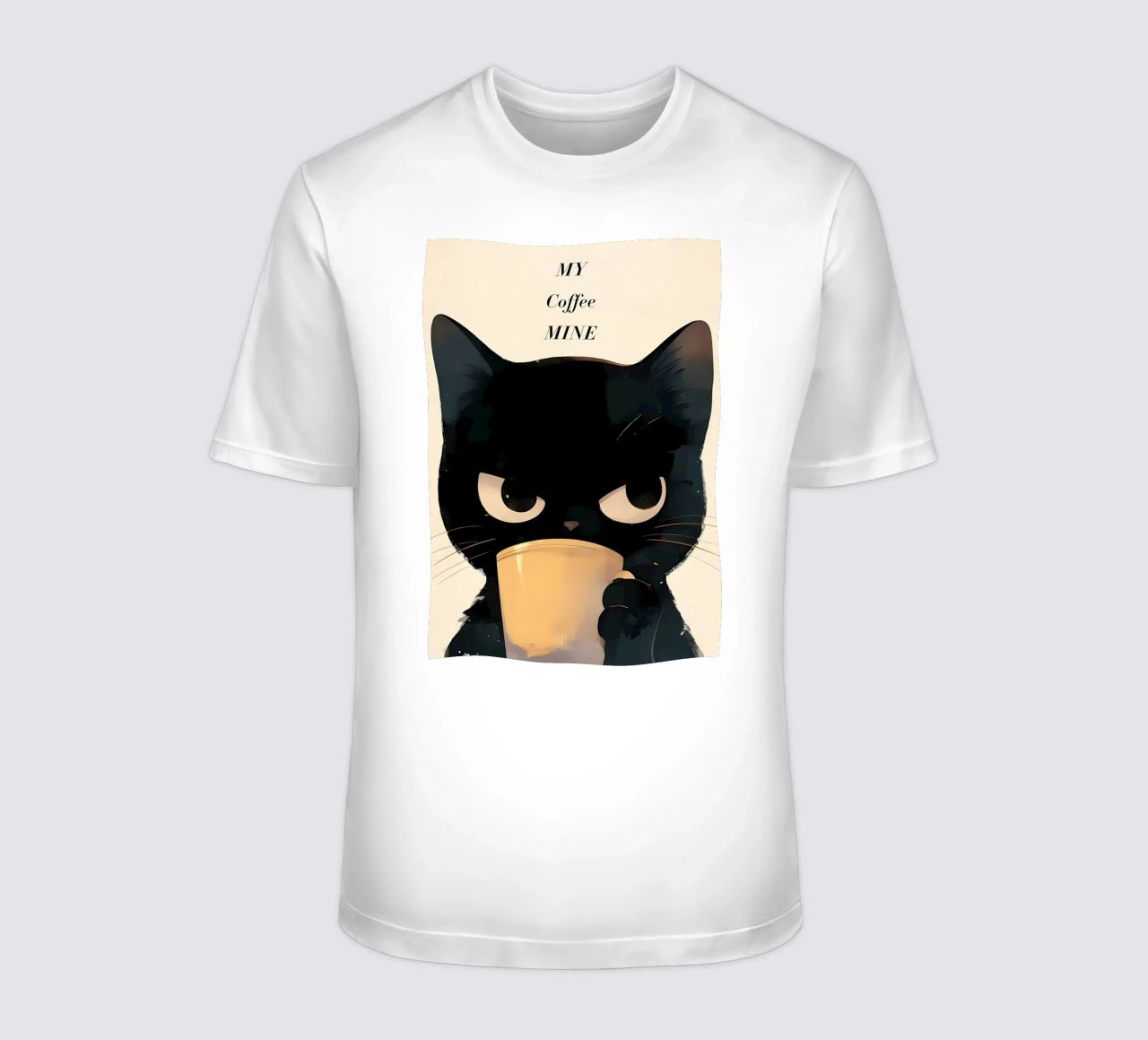 Caffè Grumpy Cat t-shirt da Bartosz Powalka