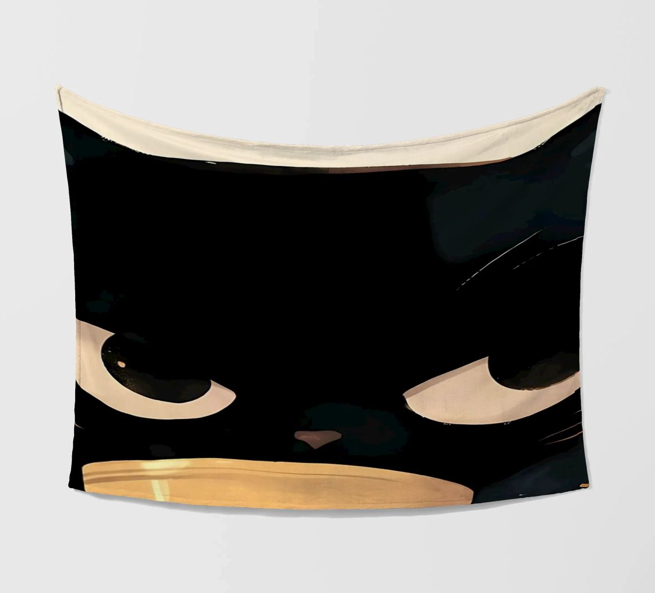 Caffè Grumpy Cat coperta in pile da Bartosz Powalka