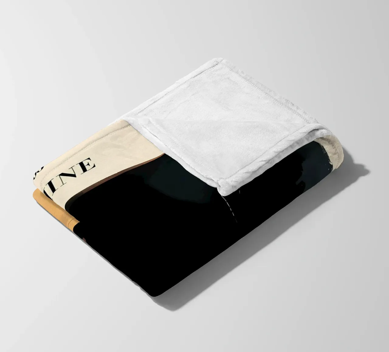 Grumpy Cat Coffee fleece blanket by Bartosz Powalka