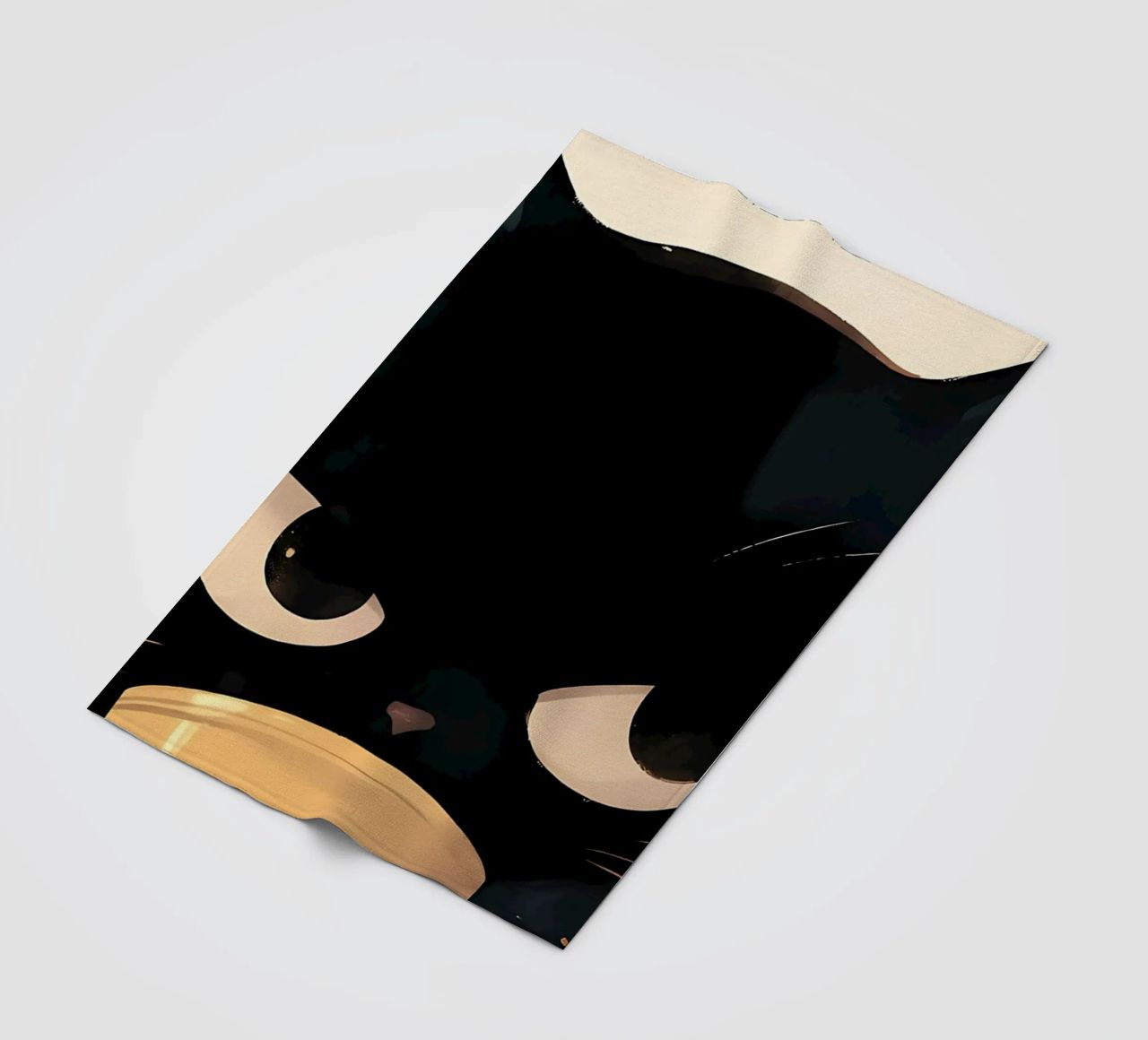 Caffè Grumpy Cat coperta in pile da Bartosz Powalka