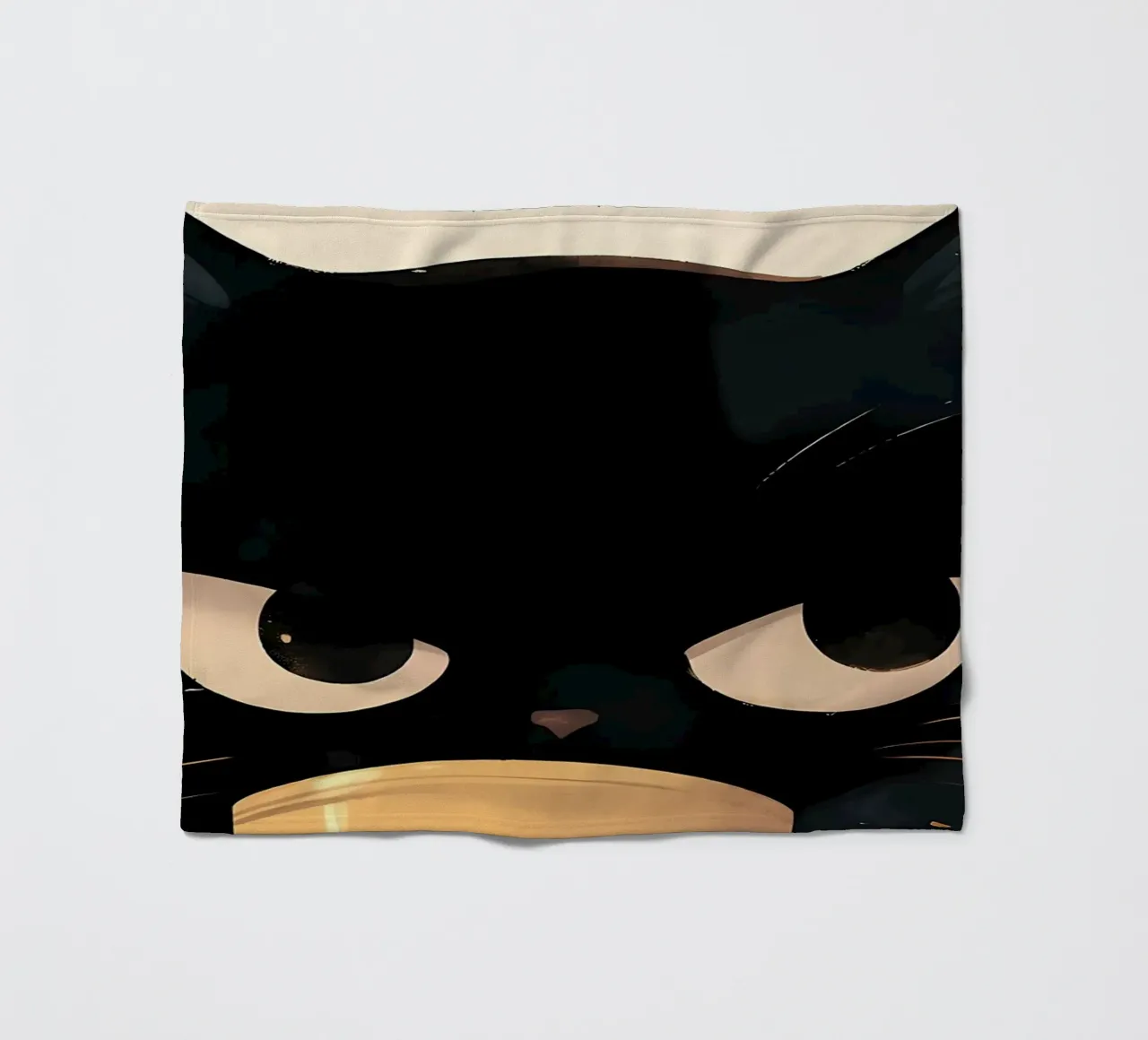 Grumpy Cat Coffee fleece blanket by Bartosz Powalka