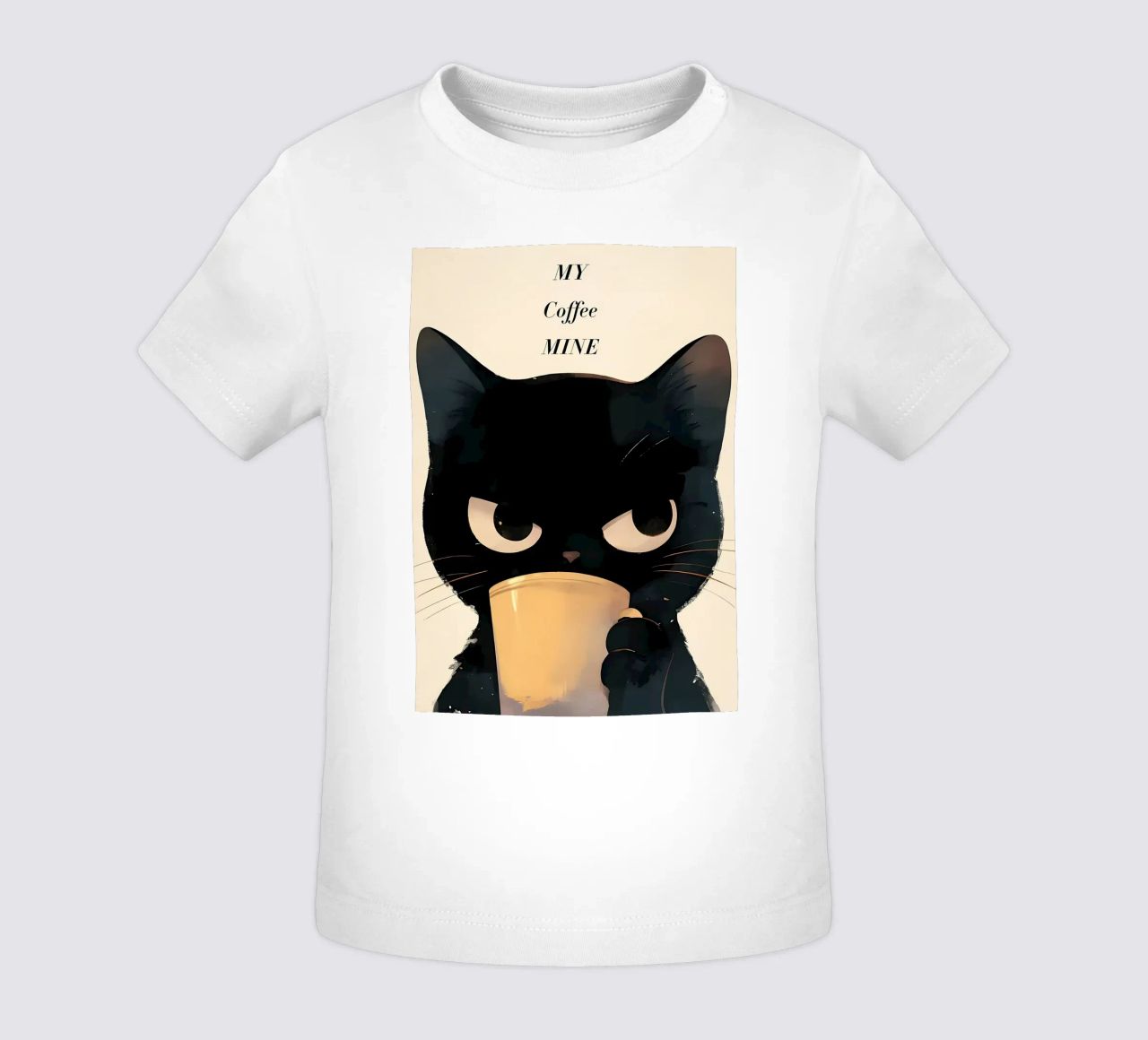 Caffè Grumpy Cat maglietta neonato da Bartosz Powalka