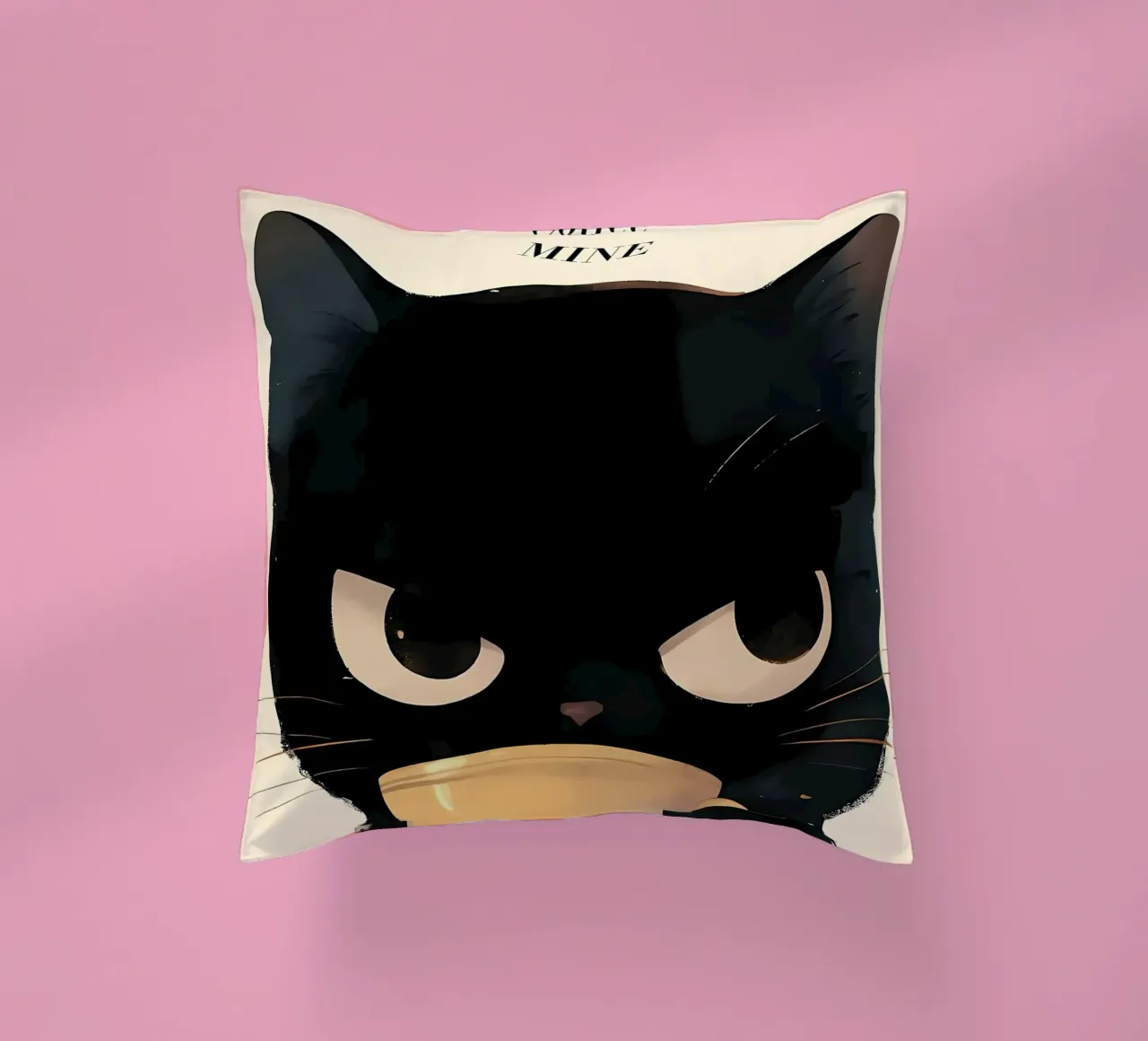 Grumpy Cat Kaffee Kissen von Bartosz Powalka