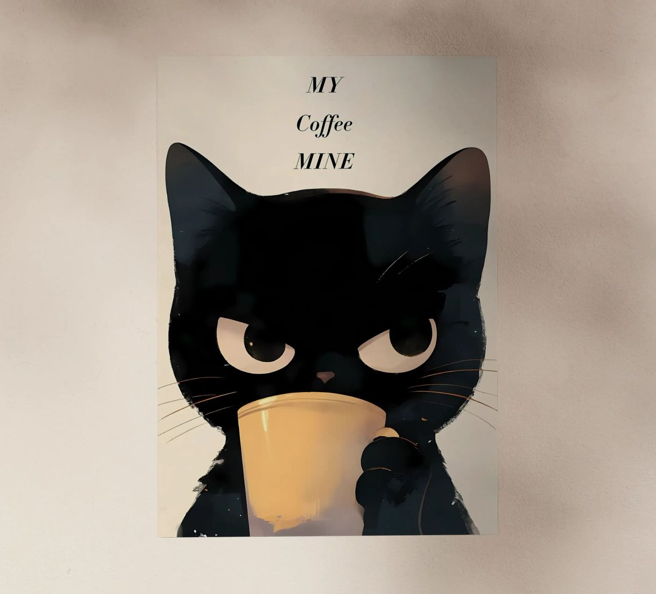 Caffè Grumpy Cat pellicola backlit da Bartosz Powalka