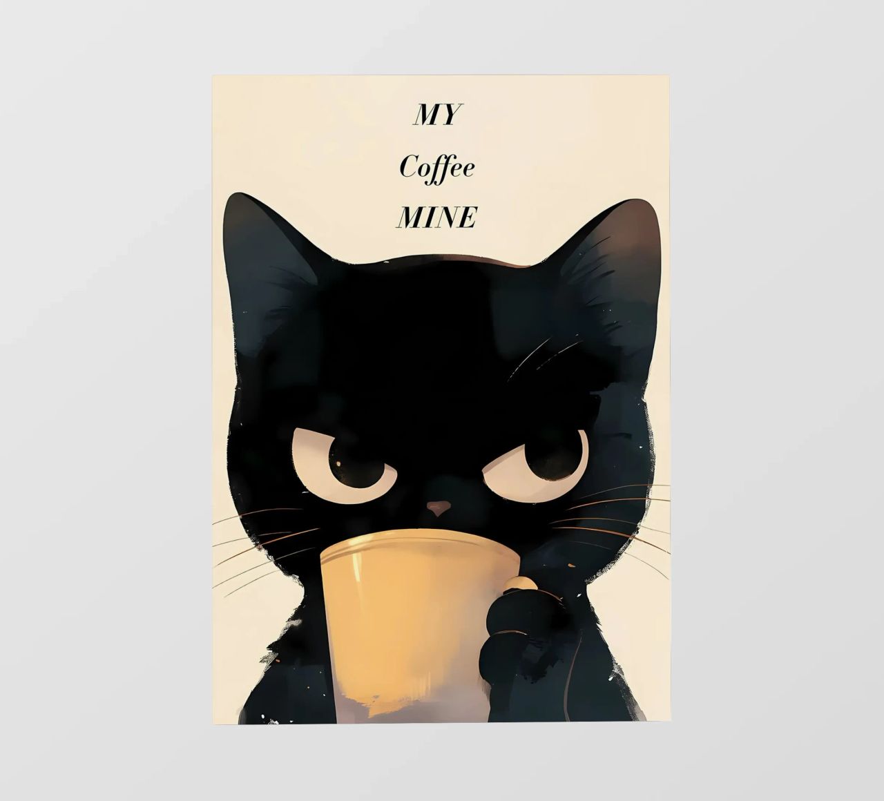 Caffè Grumpy Cat pellicola backlit da Bartosz Powalka