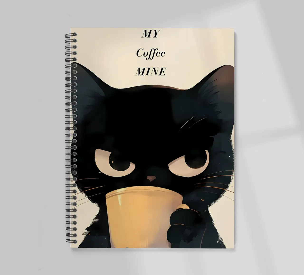 Caffè Grumpy Cat diario ad anelli da Bartosz Powalka