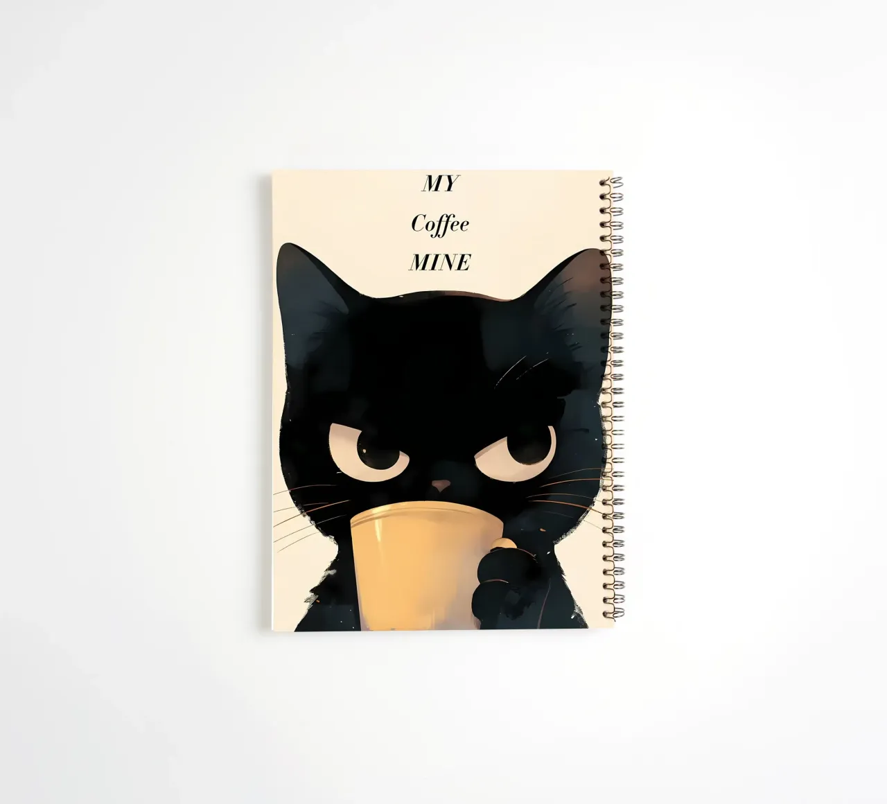 Caffè Grumpy Cat diario ad anelli da Bartosz Powalka