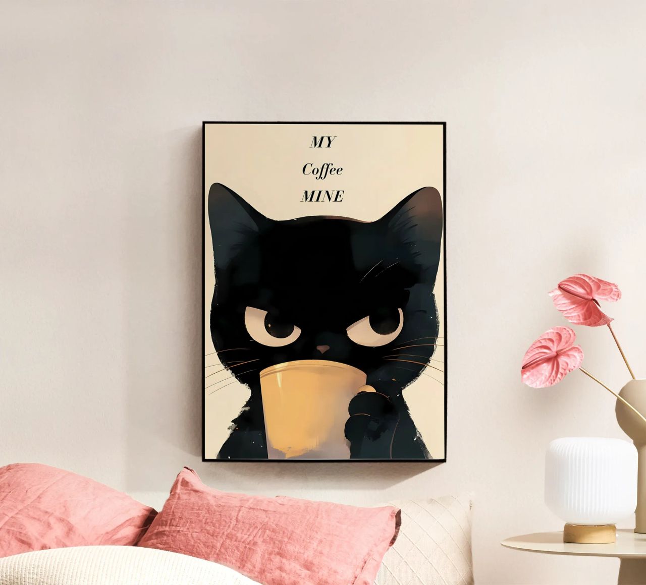 Caffè Grumpy Cat plexiglass da Bartosz Powalka