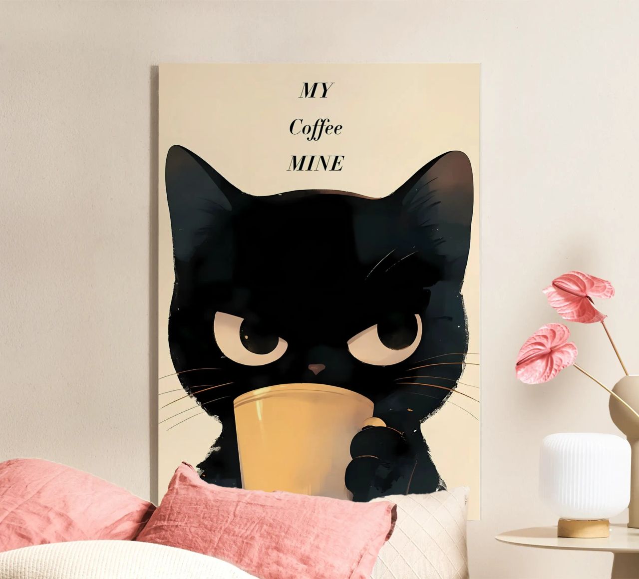 Caffè Grumpy Cat plexiglass da Bartosz Powalka