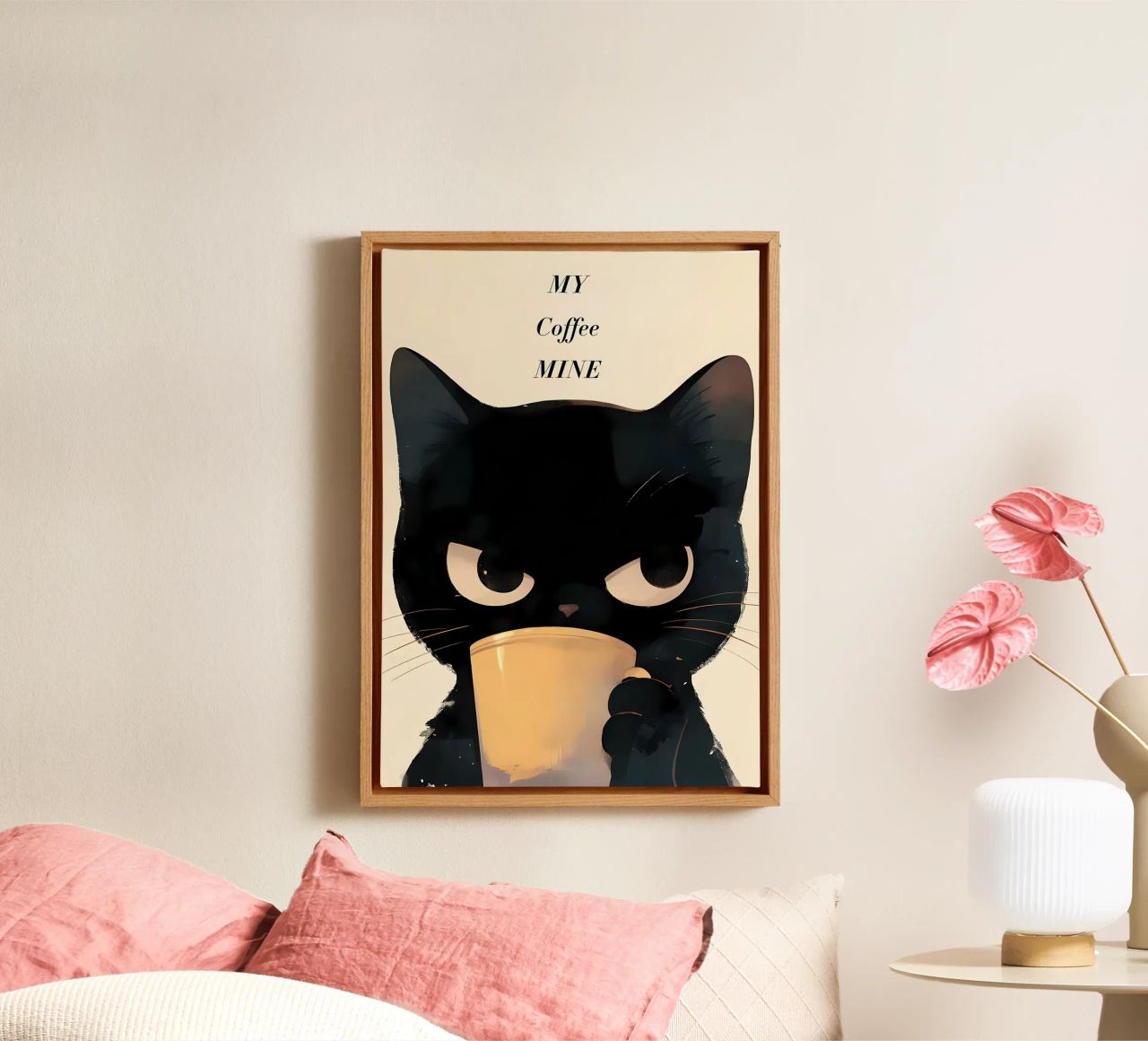 Caffè Grumpy Cat tela da Bartosz Powalka