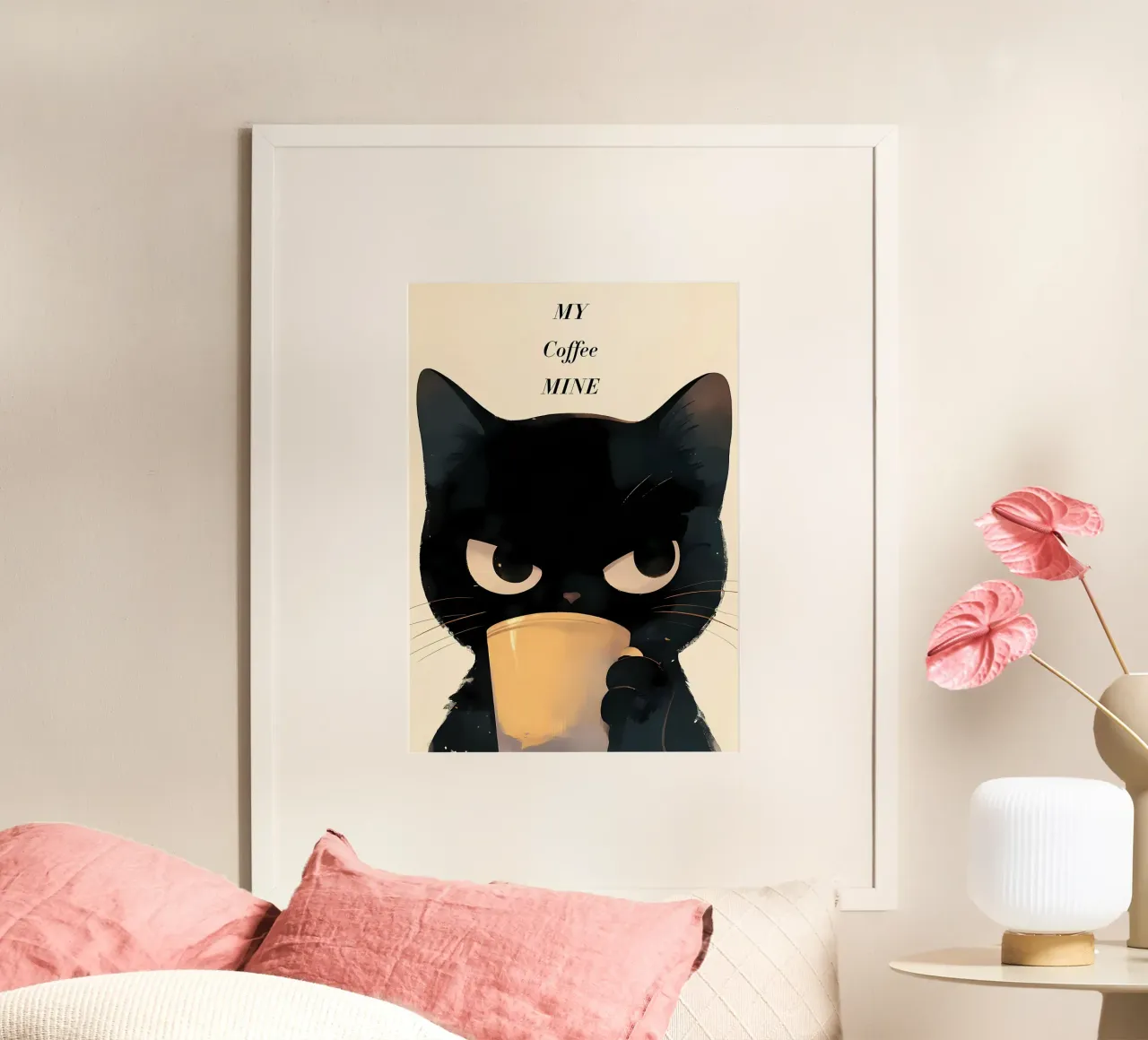 Grumpy Cat Kaffee Hahnemühle von Bartosz Powalka