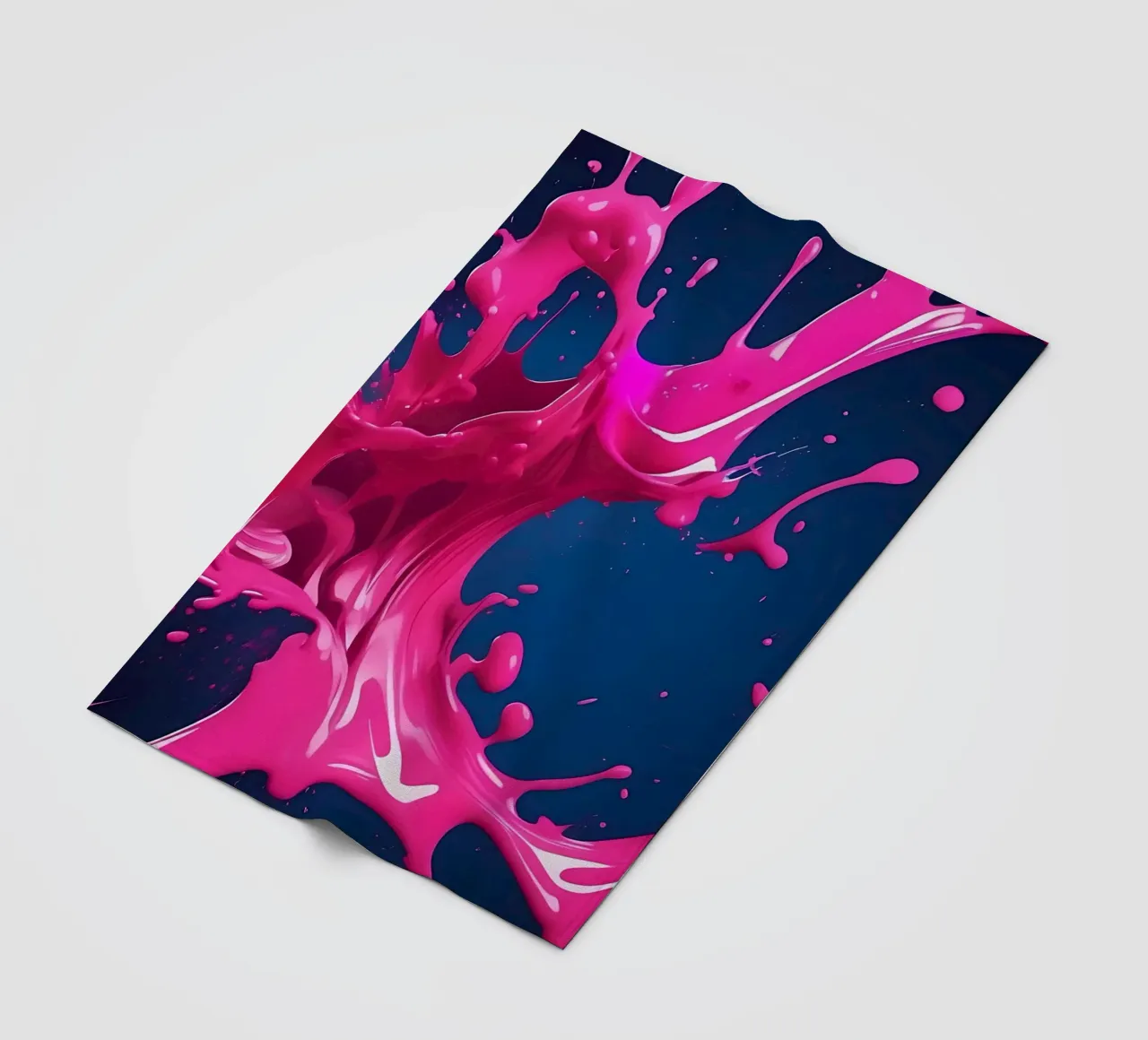 Colore splash_1 coperta in pile da Pink- und LoveArt by LK