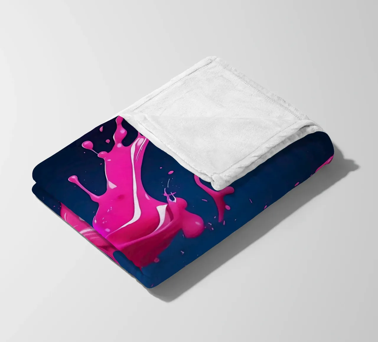 Colore splash_1 coperta in pile da Pink- und LoveArt by LK