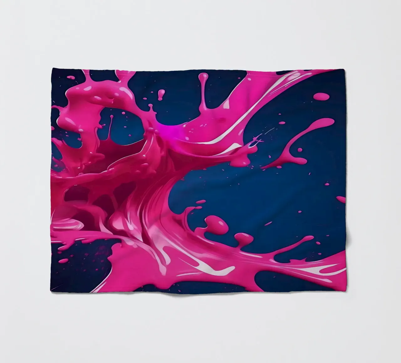 Colore splash_1 coperta in pile da Pink- und LoveArt by LK