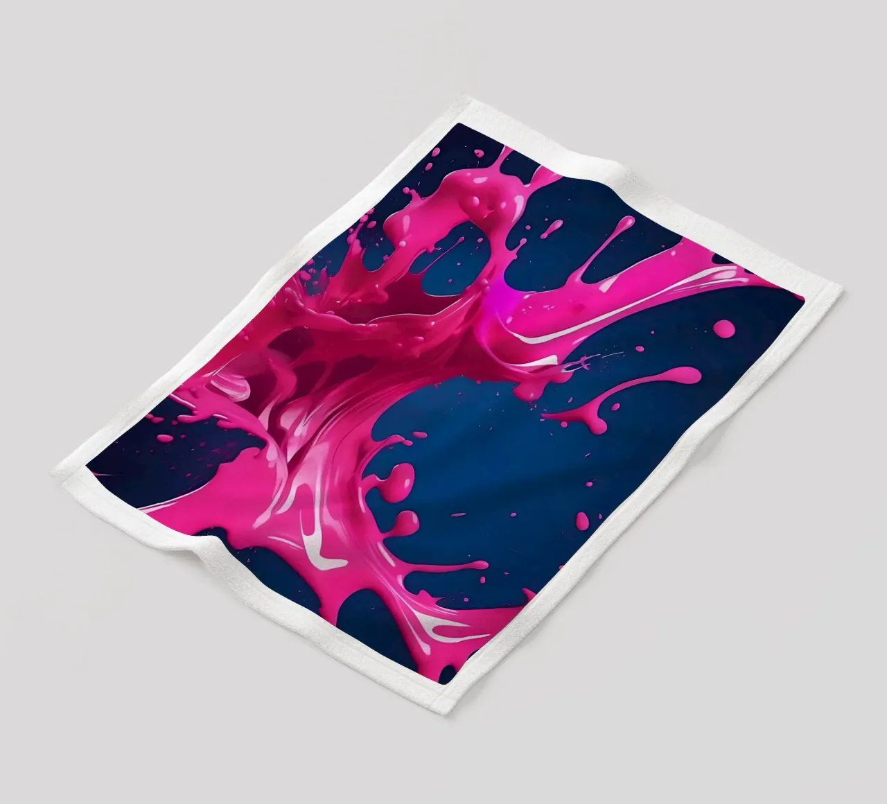Colore splash_1 coperta in pile da Pink- und LoveArt by LK
