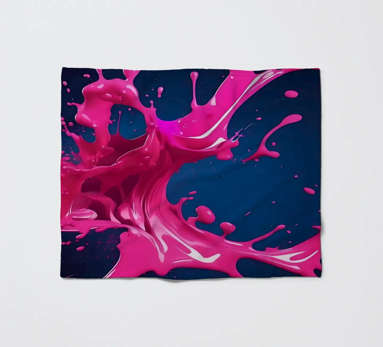 Colore splash_1 coperta in pile da Pink- und LoveArt by LK
