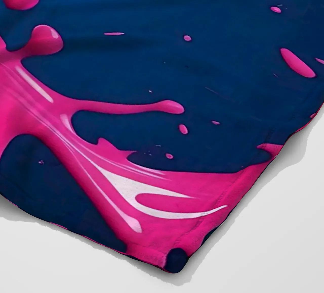 Colore splash_1 coperta in pile da Pink- und LoveArt by LK