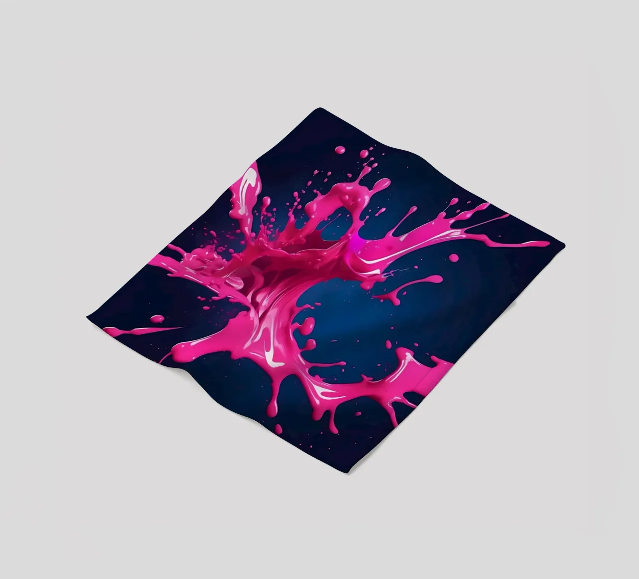 Colore splash_1 coperta in pile da Pink- und LoveArt by LK