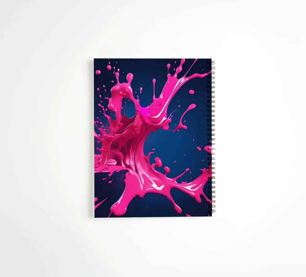 Colour splash_1 spiral notebook by Pink- und LoveArt by LK