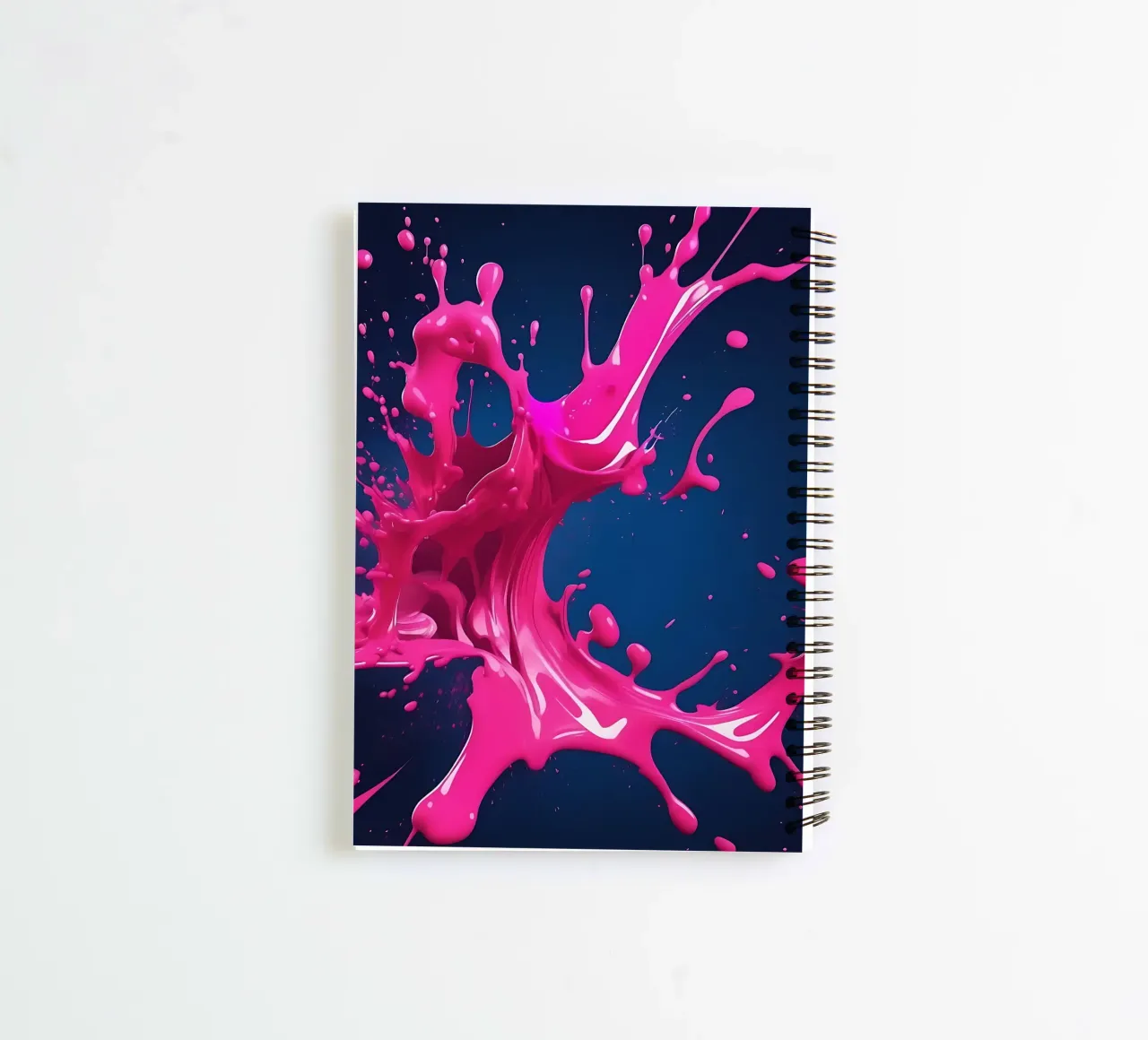 Colour splash_1 spiral notebook by Pink- und LoveArt by LK