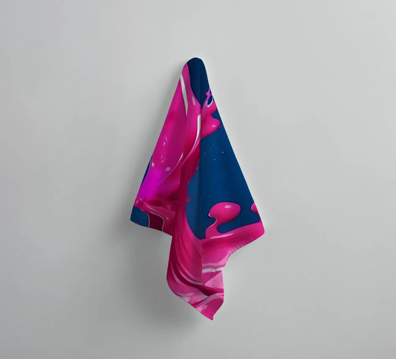Colour splash_1 towel by Pink- und LoveArt by LK