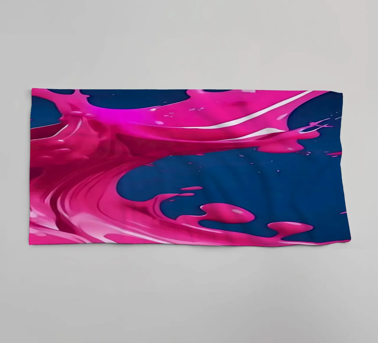 Colour splash_1 towel by Pink- und LoveArt by LK