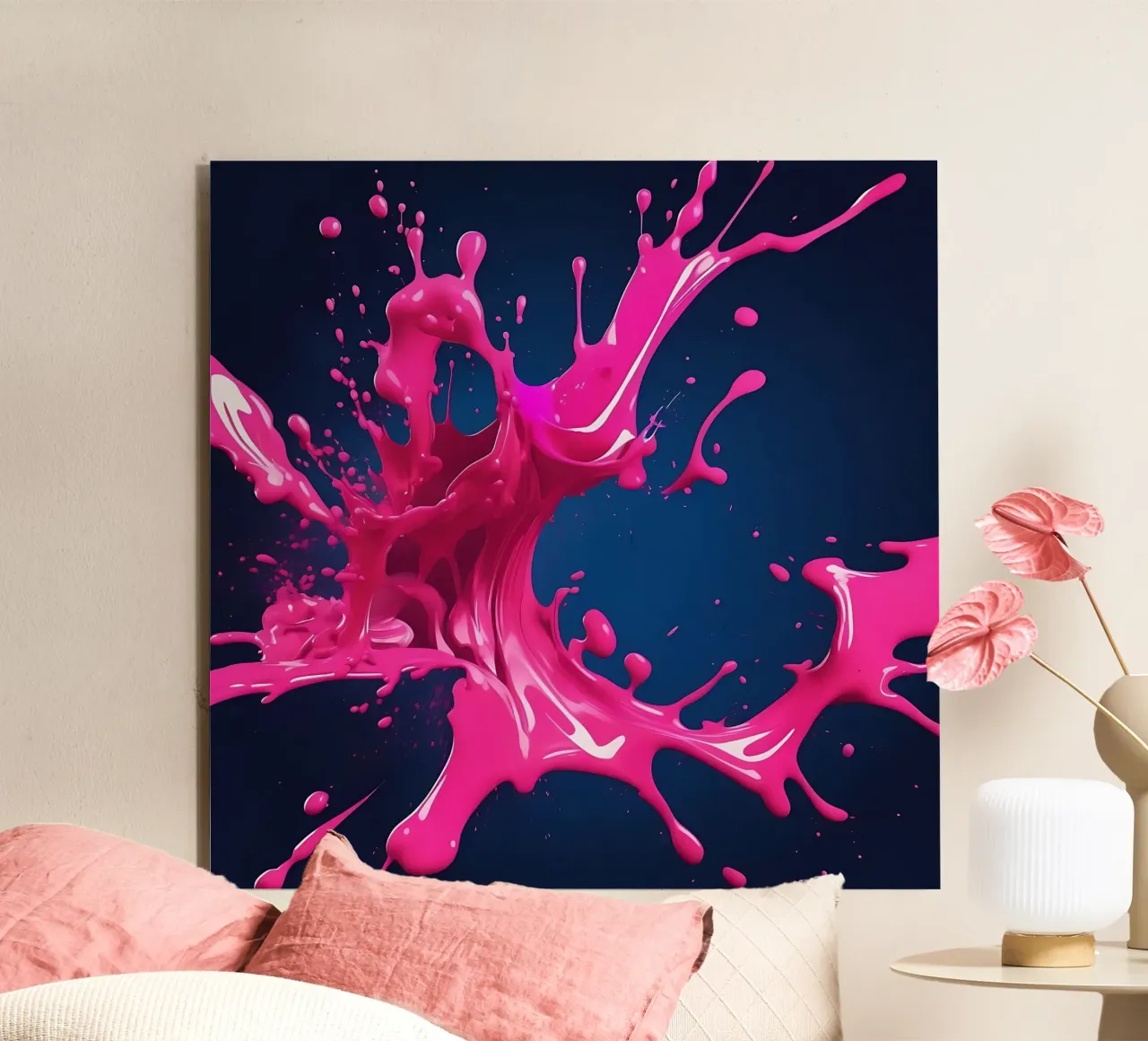 Colore splash_1 alluminio dibond da Pink- und LoveArt by LK