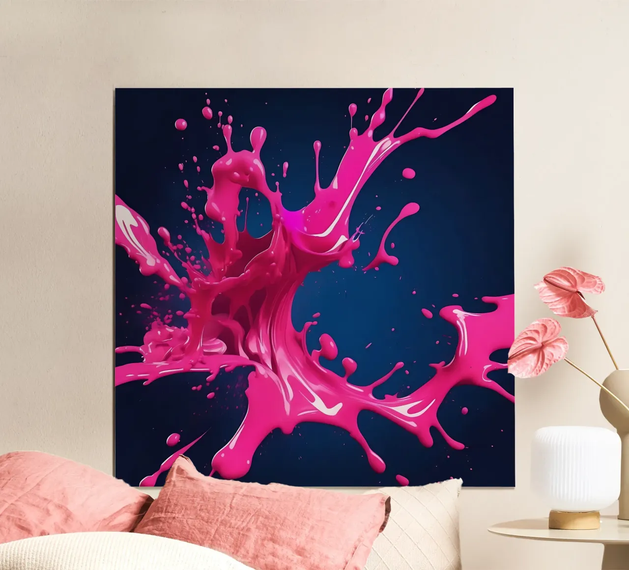 Colore splash_1 poster da Pink- und LoveArt by LK