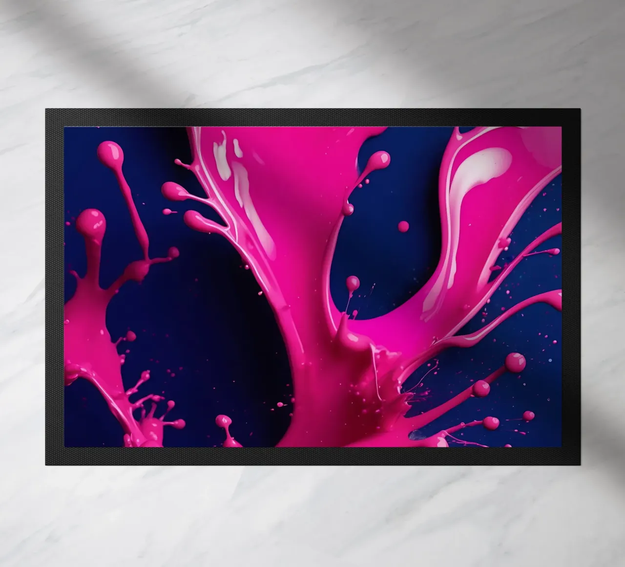 Colour splash_2 doormat by Pink- und LoveArt by LK