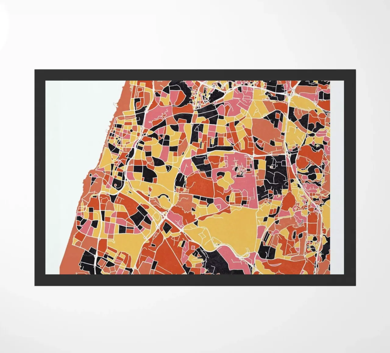 Tel Aviv II zerbino da The Cartography Collection