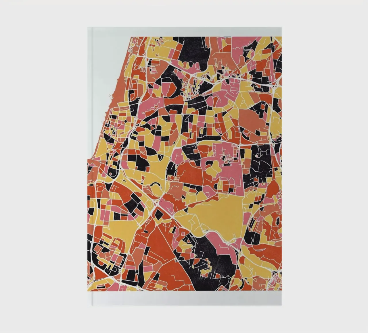 Tel Aviv II Notizbuch von The Cartography Collection
