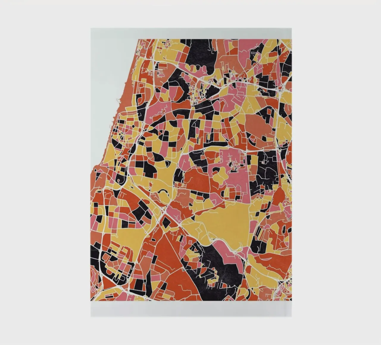 Tel Aviv II Notizbuch von The Cartography Collection