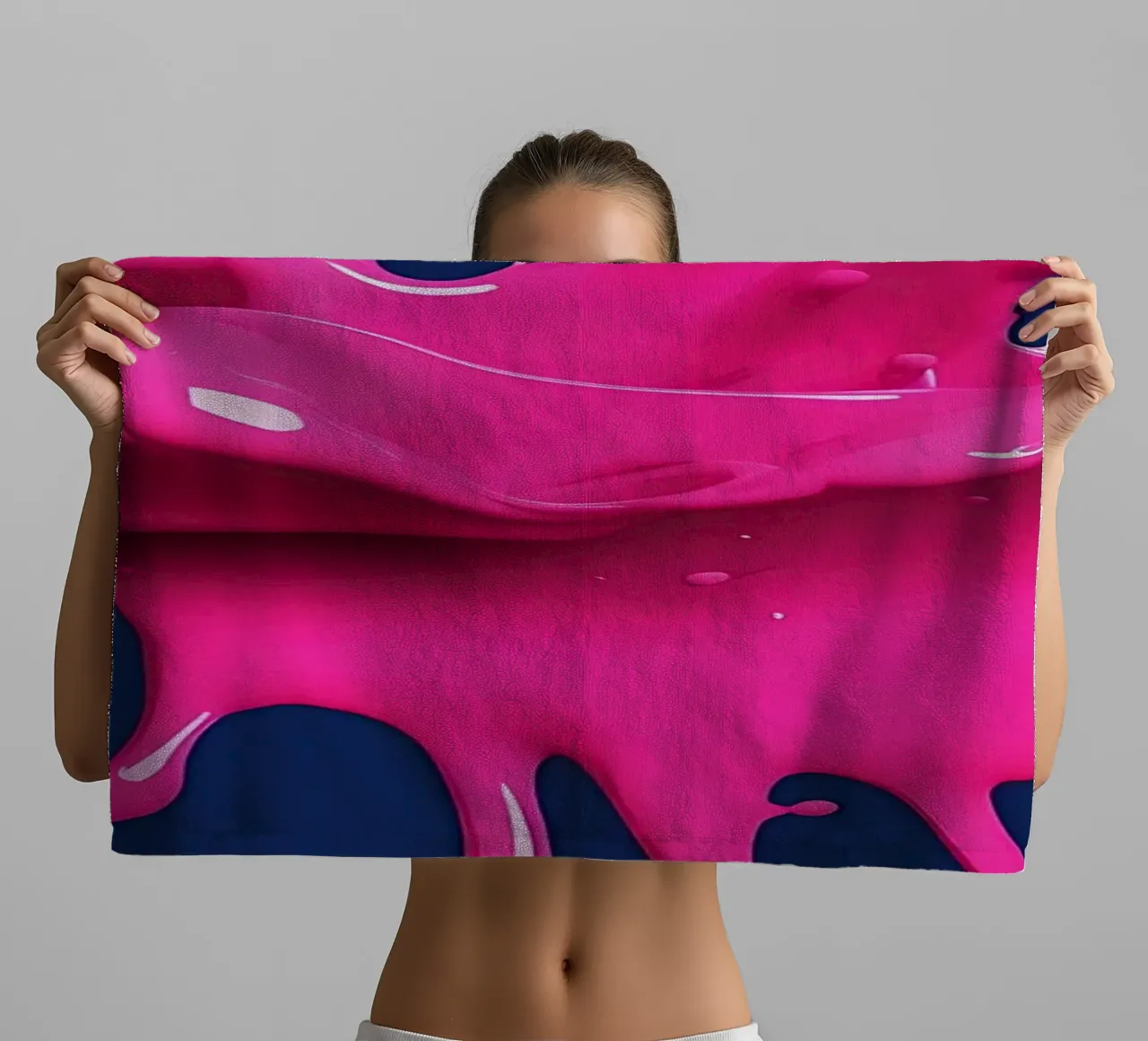 Schizzi di colore_3 asciugamano da bagno da Pink- und LoveArt by LK