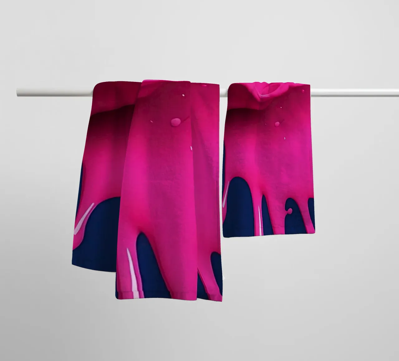 Schizzi di colore_3 asciugamano da bagno da Pink- und LoveArt by LK