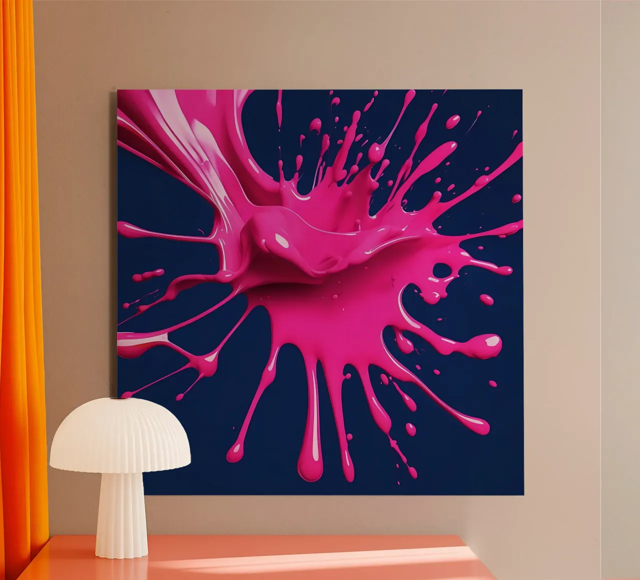 Colour splash_3 forex plate by Pink- und LoveArt by LK