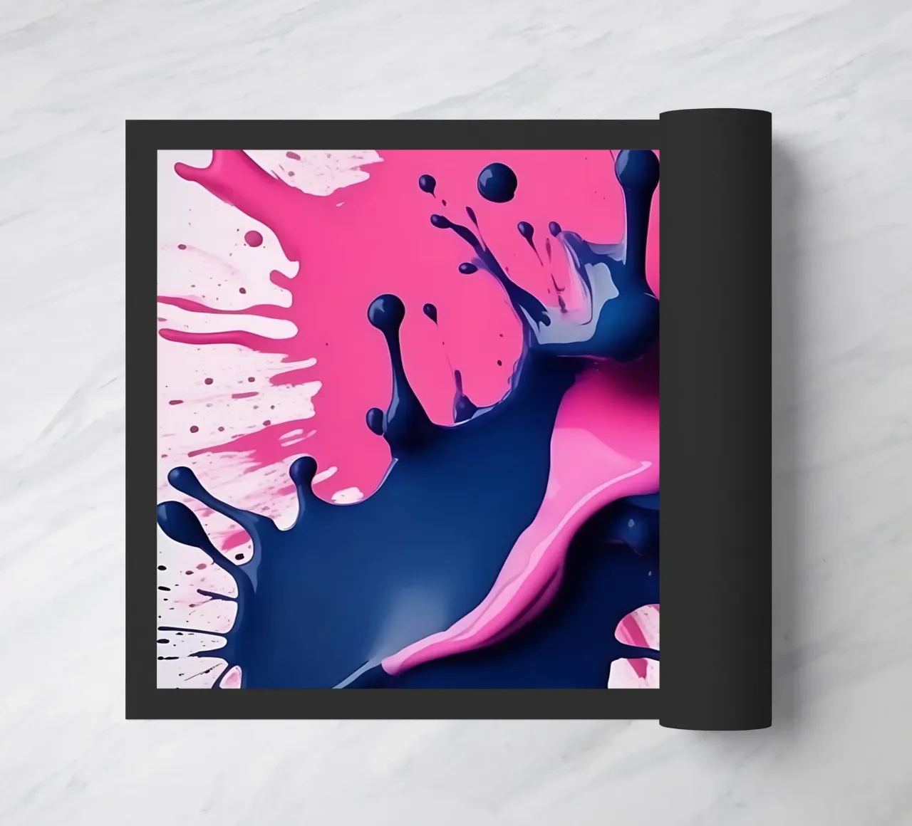 Schizzi di colore_4 zerbino da Pink- und LoveArt by LK