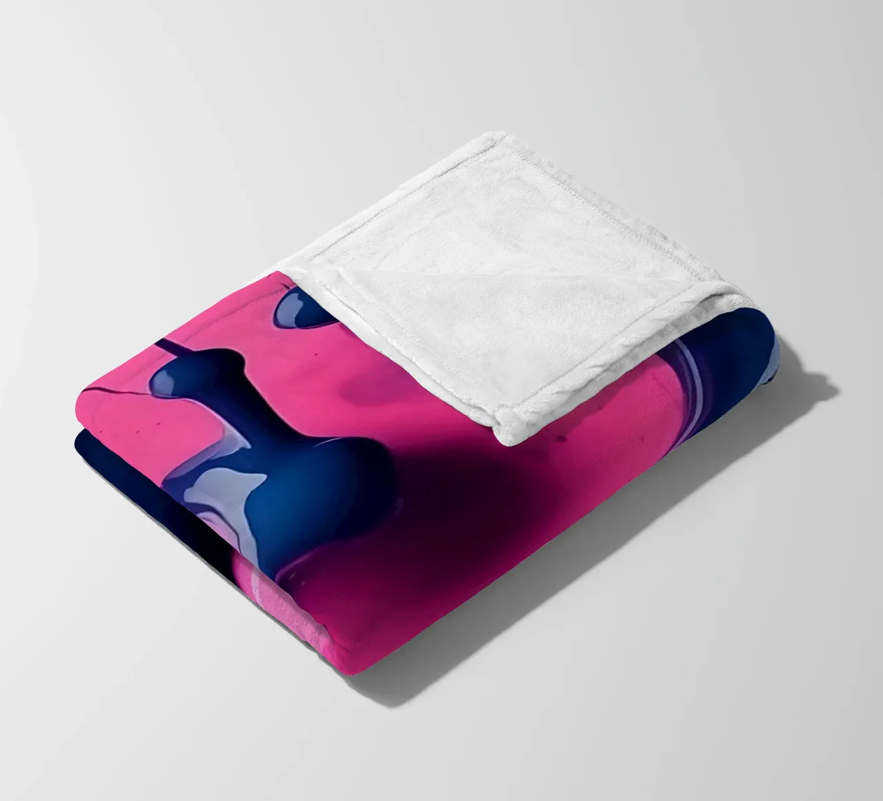 Schizzi di colore_4 coperta in pile da Pink- und LoveArt by LK