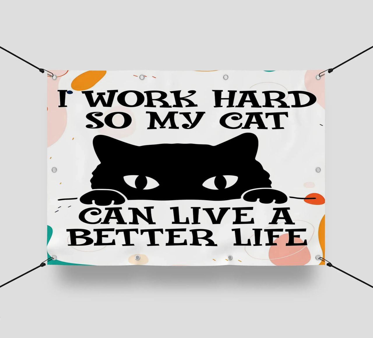 Il mio gatto può vivere meglio telo in pvc da Bartosz Powalka