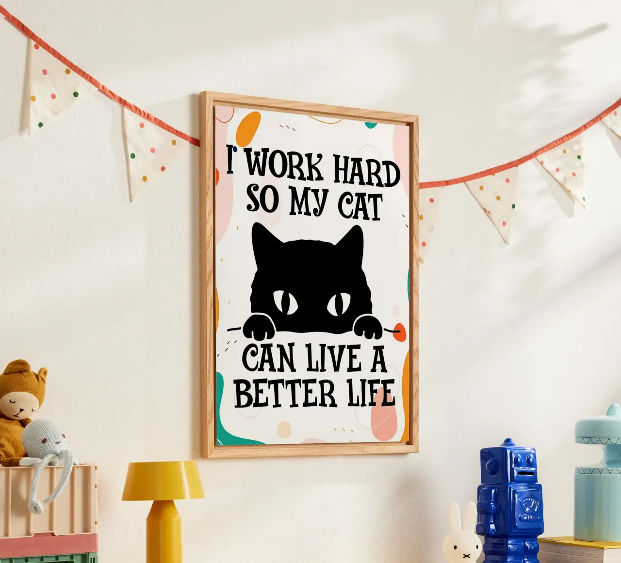 Meine Katze kann besser leben Acryl-Glas von Bartosz Powalka