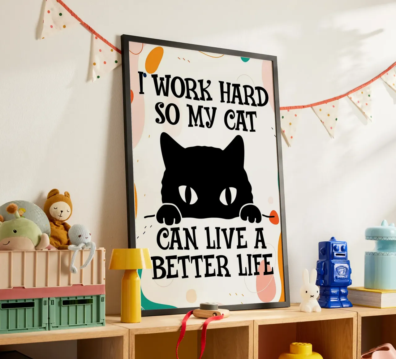 My Cat Can Live Better hahnemühle by Bartosz Powalka