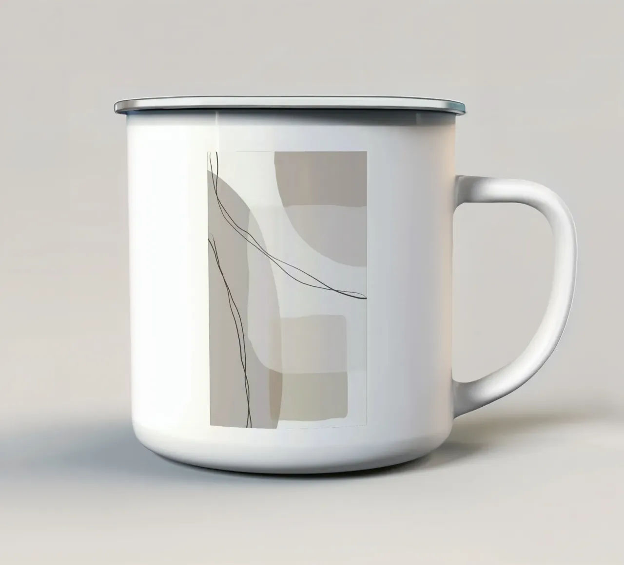 Anchor Points enamel mug by Aiden Garcia