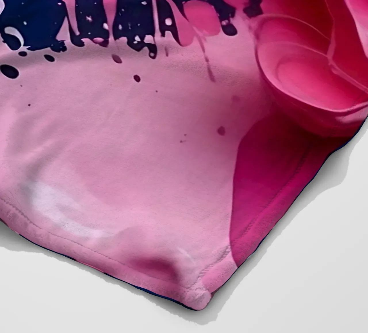Schizzi di colore_5 coperta in pile da Pink- und LoveArt by LK