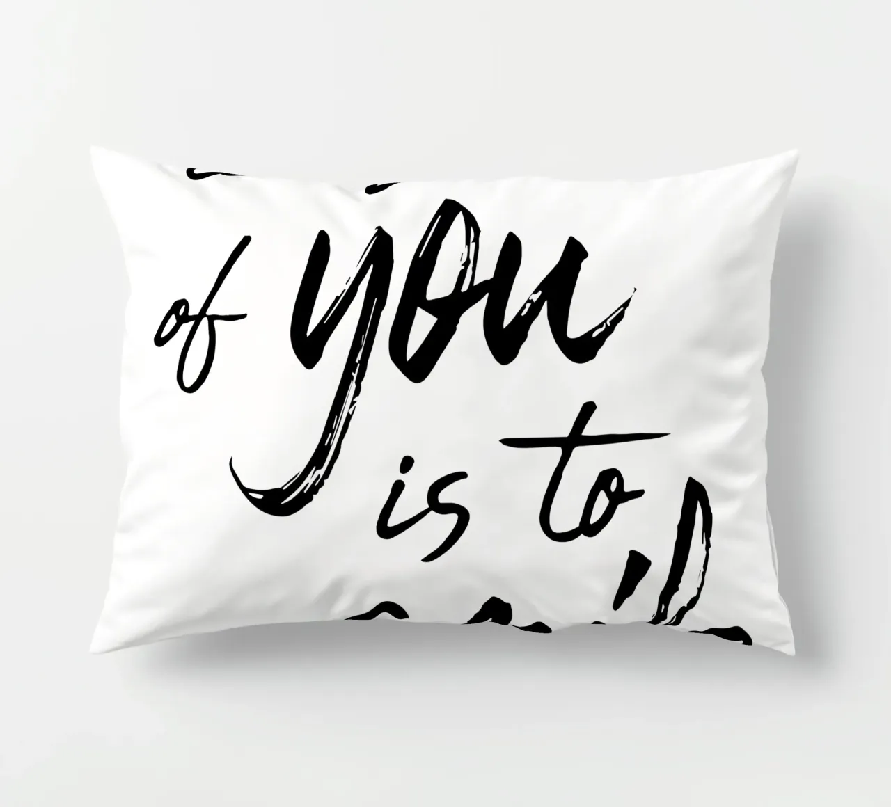 To Think Of You Is To Smile cuscino da Typo Designs