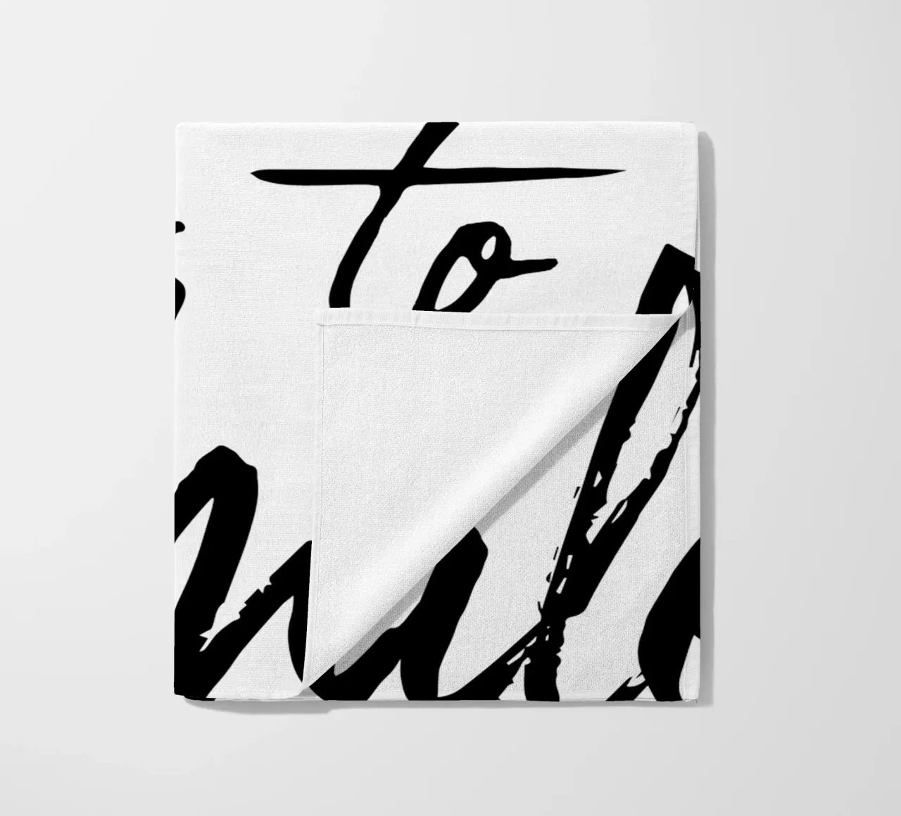 To Think Of You Is To Smile telo mare da Typo Designs