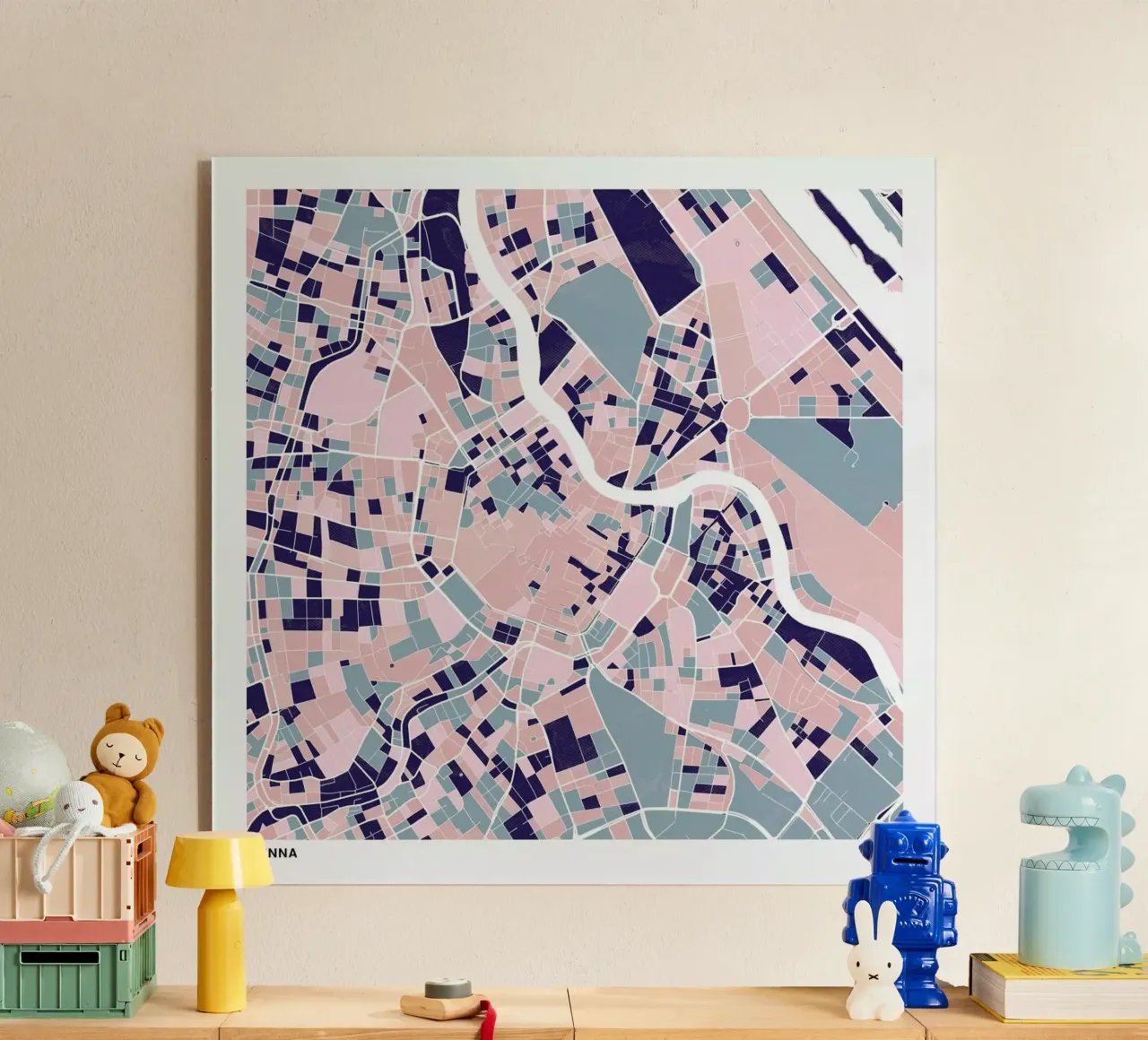 Vienna III plexiglass da The Cartography Collection