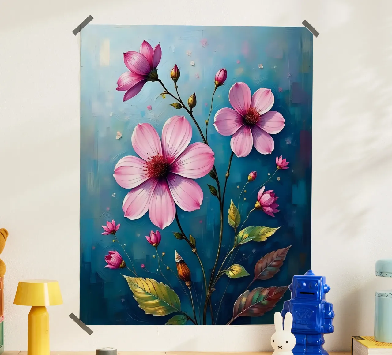 Blumen_1 poster da Pink- und LoveArt by LK